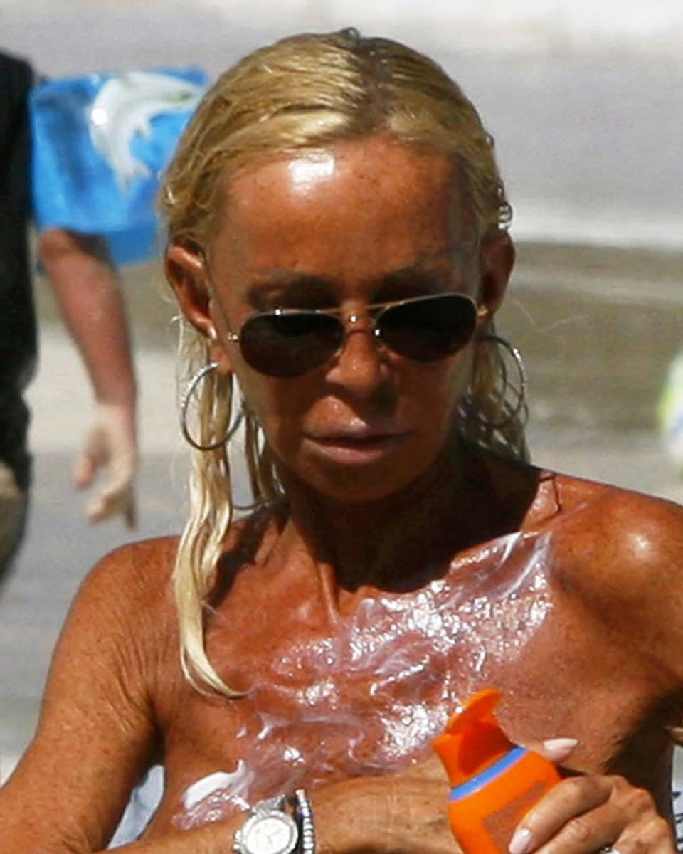 Donatella Versace Topless