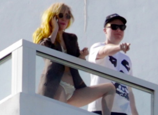 Lady Gaga Flashing