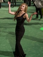 Avril Lavigne black dress