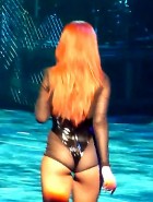 Rihanna hot butt show