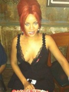 Rihanna cleavage