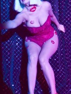 Kelly Brook burlesque show